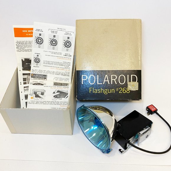 Vintage Polaroid FlashGun Lighting Camera Photo Accessory #268 - Picture 1 of 4